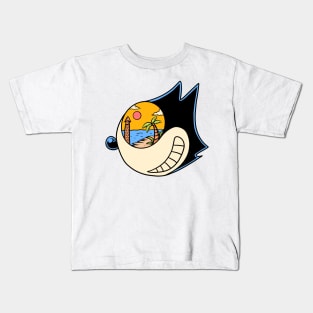 Head Felix dream a summer holiday in the beach Kids T-Shirt